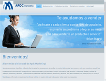 Tablet Screenshot of apdcmarketing.com